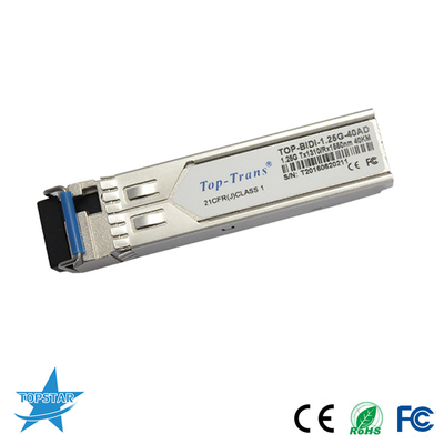 1310nm 1490nm BIDI Sfp মডিউল 1.25G 40KM SMF ট্রান্সসিভার