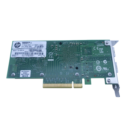 RoHS FCC ইথারনেট সার্ভার অ্যাডাপ্টার HP ইথারনেট 10Gb 2p 560SFP+ Adptr