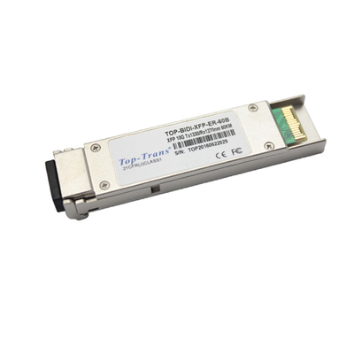 Toptrans 60Km 10G SFP মডিউল 10G SFP+ BIDI TX 1330nm RX 1270nm