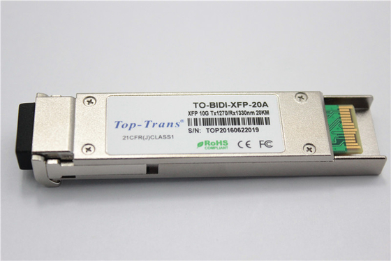20Km 10G SFP মডিউল 1270nm 1330nm 10GBASE-BX XFP MSA RoHS