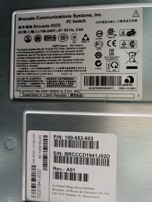 16Gb SFP+ 8 সক্রিয় পোর্ট ব্রোকেড SAN স্যুইচ ডেল EMC Connectrix DS 6505B