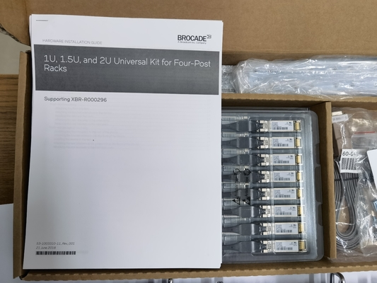 32Gbps G620 ব্রোকেড SAN সুইচ 48 পোর্ট ফাইবার চ্যানেল সুইচ র্যাক মাউন্টযোগ্য