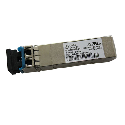 XBR-000174 ব্রোকেড 8G SFP+ ELWL 25KM SMF ট্রান্সসিভার 57-0000080-01