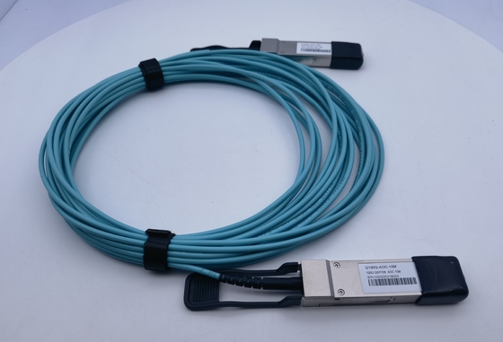 100G QSFP28 AOC ফাইবার প্যাচ কেবল 10M AOC-Q-Q-100G-10M Arista সামঞ্জস্যপূর্ণ