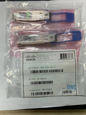 1310nm 10km 100G QSFP28 মডিউল , Cisco QSFP-100G-LR4-S 10-3146-01