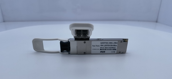 QSFP-100G-ZR4-S অপটিক্যাল ট্রান্সসিভার মডিউল 1310nm 80km SMF ডুপ্লেক্স LC