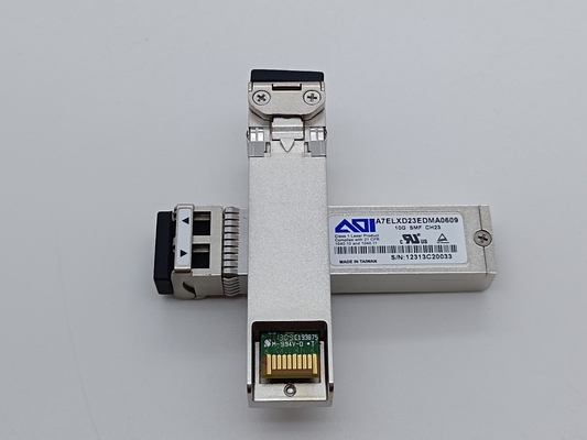 ডুয়াল LC 10G SMF 40km ট্রান্সসিভার SFP+ DWDM অরিজিনাল AOI A7ELXD23EDMA0609