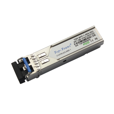 ট্রান্সসিভার 1.25G অপটিক্যাল মডিউল 1310nm 10Km Cisco SFP মডিউল ফাইবার অপটিক