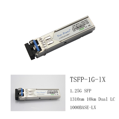 Arista SFP-1G-LX সামঞ্জস্যপূর্ণ Singlemode SFP ট্রান্সসিভার 1310nm 10km SMF ডুয়াল LC