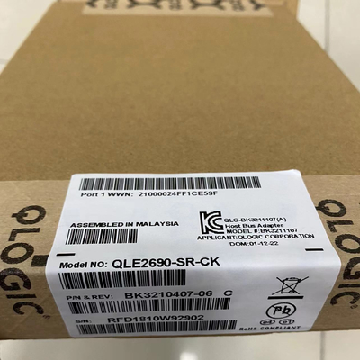 Qlogic QLE2690 16Gb একক পোর্ট FC HBA অ্যাডাপ্টার PCIe Gen3 X8 SR LC মাল্টি মোড অপটিক