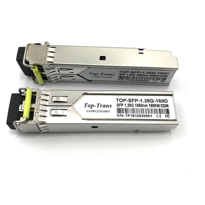 জুনিপার SFP-1GE-EZX-160 1.25G SFP ট্রান্সসিভার 1550nm 160km Singlemode