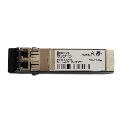 ব্রোকেড XBR-000218 57-1000114-01 10G ফাইবার চ্যানেল SFP+ ট্রান্সসিভার 850nm 300m LC MMF মডিউল