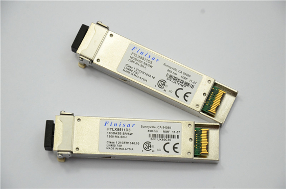 Finisar FTLX8511D3 850nm XFP অপটিক্যাল ট্রান্সসিভার 10GBASE-SR / SW 10G ইথারনেটের জন্য