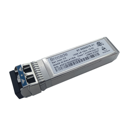 ব্রোকেড 57-0000076-01 FC SFP ট্রান্সসিভার XBR-000182 10GBASE-LR SFP+ 1310nm 10G LWL অপটিক্যাল মডিউল