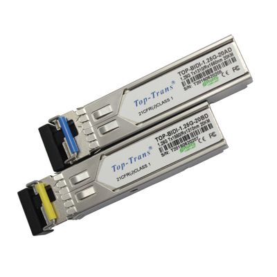 Cisco GLC-BX-20U 1.25G BIDI SFP 1310nm 1550nm 20km SMF Simplex LC ট্রান্সসিভার