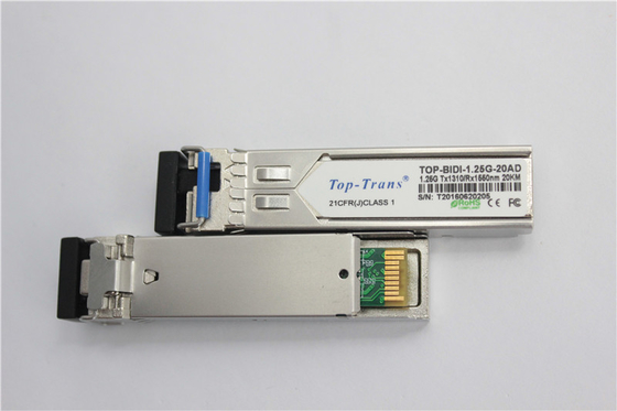 Cisco GLC-BX-20U 1.25G BIDI SFP 1310nm 1550nm 20km SMF Simplex LC ট্রান্সসিভার