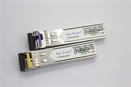 Cisco GLC-BX120-U 1.25G BIDI SFP 1490nm 1550nm 120km SMF Simplex LC ট্রান্সসিভার