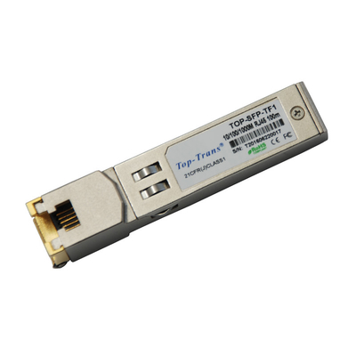 কপার RJ45 SFP 1GbE 1000BASE-T ট্রান্সসিভার Mellanox MC3208411-T
