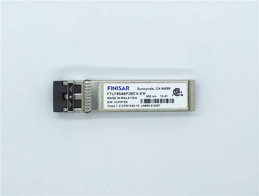 ইথারনেট এবং ফাইবার চ্যানেলের জন্য Finisar 14.025Gb/S 850nm MMF ফাইবার অপটিক ট্রান্সসিভার