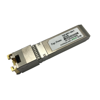 Mellanox MFM1T02A-T 10GBASE-T সামঞ্জস্যপূর্ণ 10G কপার RJ45 SFP+ ট্রান্সসিভার