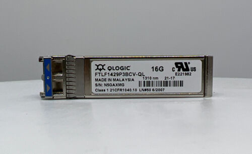 1310nm 16Gb 10km LR SFP+ অপটিক্যাল ট্রান্সসিভার মডিউল Qlogic FTLF1429P3BCV-QL