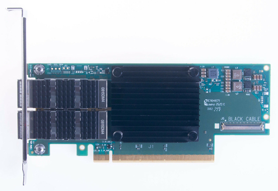 Mellanox MCX653106A-ECAT HPE P24249-001 InfiniBand HDR 100GbE QSFP56 PCIe অ্যাডাপ্টার NIC