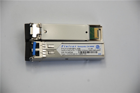 Sfp FTLF1318P2BTL-HW ফিনিসার অপটিক্যাল ট্রান্সিভার মডিউল 1.25G 1310nm 10KM অপটিক্যাল ফাইবার প্যাচ কর্ড