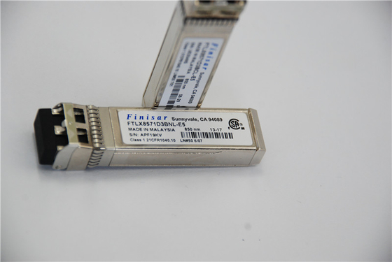 মূল ফিনিসার FTLX8571D3BNL মডিউল সামঞ্জস্যপূর্ণ 10Gb/S 850nm SFP+ অপটিক্যাল ডেটা কম ট্রান্সিভার