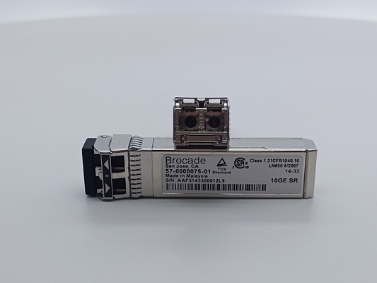 ব্রকেড 57-0000075-01 XBR-000180 অপটিক ট্রান্সিভার 10G-SR MMF SFP+ - LC 300m 850nm DDM মডিউল
