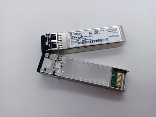 ব্রকেড 57-0000075-01 XBR-000180 অপটিক ট্রান্সিভার 10G-SR MMF SFP+ - LC 300m 850nm DDM মডিউল