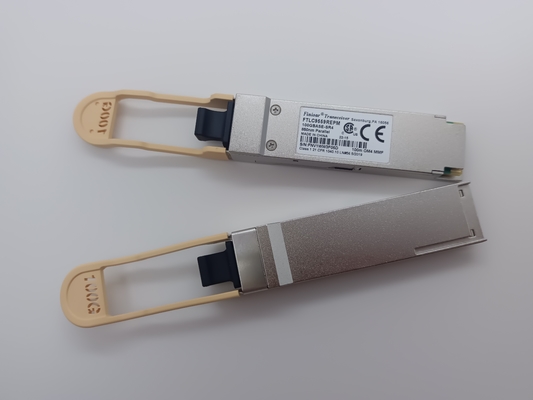 মূল ফিনিসার FTLC9559REPM 100G QSFP28 SR4 ট্রান্সসিভার MPO-12 100m OM4 MMF DDM সহ