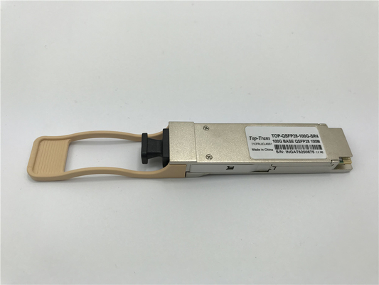100GBASE-SR4 QSFP28 ট্রান্সসিভার মডিউল 100G মাল্টিমোড MPO 850NM 70M 100M MMF