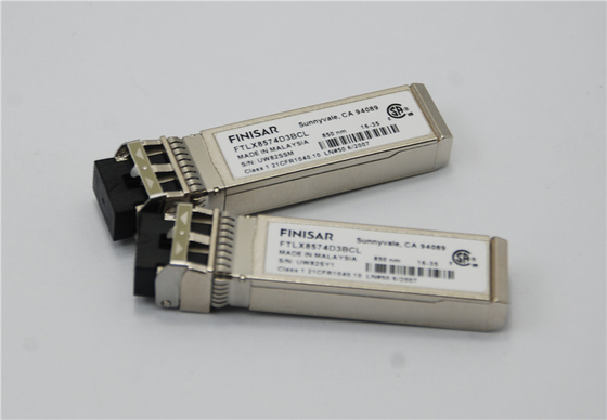 Finisar FTLX8571D3BCL 10Gb/s 850nm Multimode Datacom SFP+ অপটিক্যাল ট্রান্সিভার মডিউল