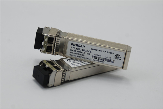 Finisar FTLX8571D3BCL 10Gb/s 850nm Multimode Datacom SFP+ অপটিক্যাল ট্রান্সিভার মডিউল