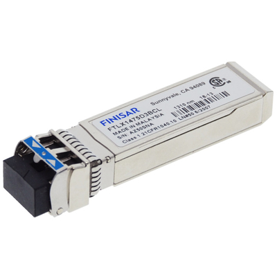 মূল ফিনিসার FTLX1475D3BCL-FC RoHS-6 সম্মতি 10Gb/S 10km 1310nm SMF Datacom SFP+ ট্রান্সসিভার