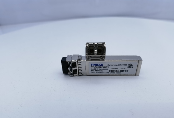 মূল ফিনিসার FTLF8532P4BCV অপটিক্যাল মডিউল 32G 850nm স্বল্প তরঙ্গদৈর্ঘ্য এসএফপি + ট্রান্সিভার