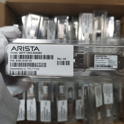 অরিজিনাল অ্যারিস্টা QSFP-100G-SWDM4 850nm 100m 70m/OM3 100m/OM4 ডুপ্লেক্স এমএমএফ ট্রান্সিভার