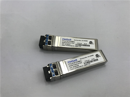 মূল ফিনিসার FTLX1471D3BCV মডিউল 10G ডুয়াল রেট10km SFP+ 10km SFP+ অপটিক্যাল ট্রান্সিভার