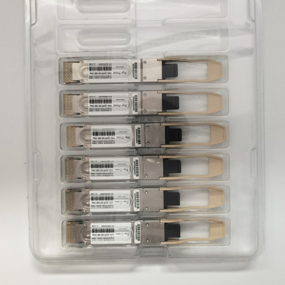 75m OM3 দূরত্ব 100G QSFP28 SR4 সর্বোত্তম পারফরম্যান্সের জন্য উন্নত নেটওয়ার্কিং