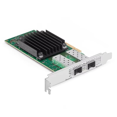 Mellanox MCX512A-ADAT ConnectX-5 ডুয়াল ২৫জিবিই এসএফপি২৮ পিসিআইe ৪.০ X৮ নেটওয়ার্ক অ্যাডাপ্টার কার্ড উচ্চ কর্মক্ষমতা ও কম ল্যাটেন্সি ২ পোর্ট