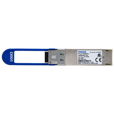 Finisar FTLC1154RDPL 10km 100GBASE-LR4 QSFP28 SMF অপটিক্যাল ট্রান্সিভার মডিউল