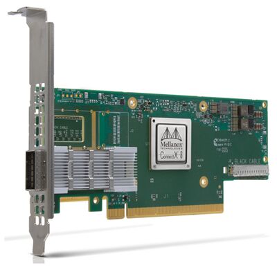 NVIDIA Connect-6 VPI সিরিজ MCX654106A-HCAT ইথারনেট নেটওয়ার্ক ইন্টারফেস কার্ড PCIe 3.0x16 ডুয়াল পোর্ট 200Gb/s QSFP56 সার্ভার