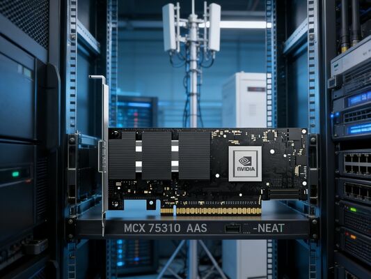 NVIDIA Mellanox MCX75310AAS-NEAT ConnectX-7 400Gb/s NDR InfiniBand Single Port OSFP PCIe 5.0 x16 Network Card for AI Server Data Center