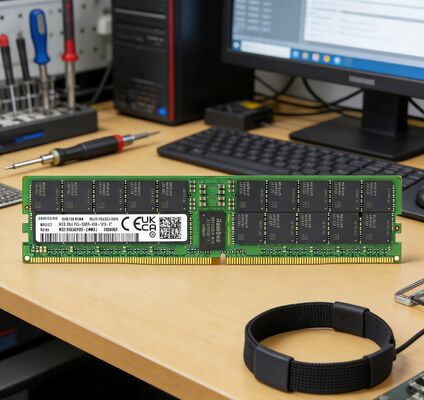 Samsung M321R8GA0PB0-CWMCJ 64GB DDR5 5600MT/s (PC5-44800) ECC RDIMM 2Rx4 1.1V সার্ভার মেমরি RAM