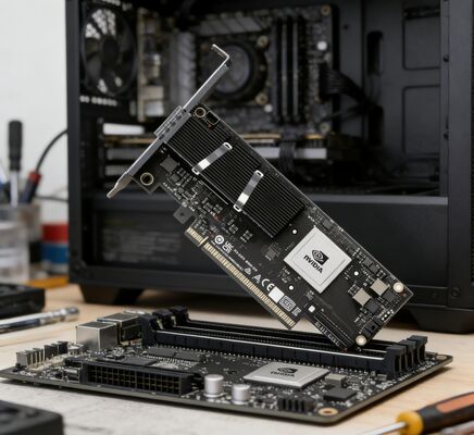 NVIDIA C8220 ConnectX‑8 SuperNIC 200GbE/400GbE NDR200 InfiniBand PCIe 6.0 QSFP112 নেটওয়ার্ক কার্ড