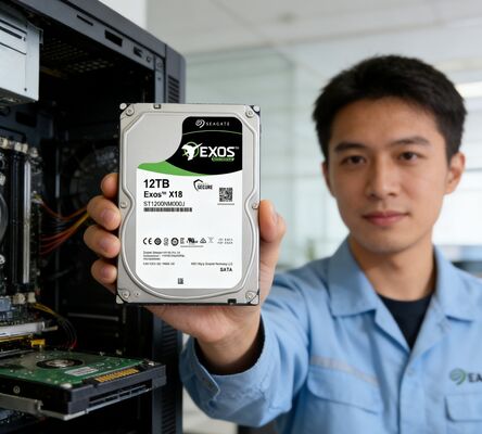 সিগেট ST12000NM000J 12TB ল্যাপটপ HDD 7200 RPM 256MB ক্যাশে SATA III CMR 2.5" অভ্যন্তরীণ হার্ড ড্রাইভ