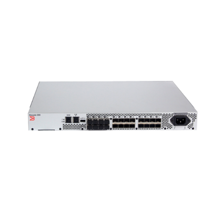 ব্রোকেড G610 ফাইবার চ্যানেল স্টোরেজ সুইচ 32G SFP+ 1U Rackmount SAN সুইচ