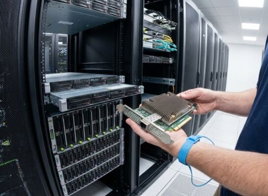 NVIDIA MCX75310AAS-NEAT ConnectX-7 VPI অ্যাডাপ্টার সিঙ্গেল-পোর্ট OSFP 400GbE NDR InfiniBand PCIe5.0 x16 নেটওয়ার্ক ইন্টারফেস কার্ড