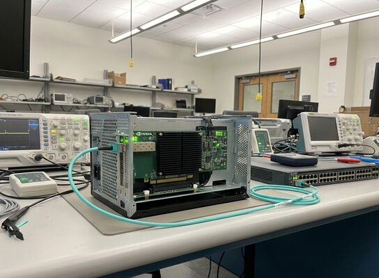 NVIDIA MCX75310AAS-NEAT ConnectX-7 VPI অ্যাডাপ্টার সিঙ্গেল-পোর্ট OSFP 400GbE NDR InfiniBand PCIe5.0 x16 নেটওয়ার্ক ইন্টারফেস কার্ড