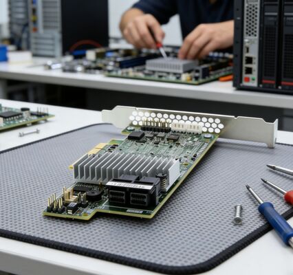 LSI 9361-8i MegaRAID SAS RAID কন্ট্রোলার 8-পোর্ট 12Gb/s PCIe 3.0 x8 SFF8643 স্টোরেজ কার্ড